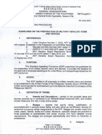 GHQ AFP, SOP Nr 14- Guidelines on the Preparation of Military Heraldric Items and Devices Dated 03 June 2021