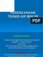 Tayangan Perencanaan Teknis Air Minum