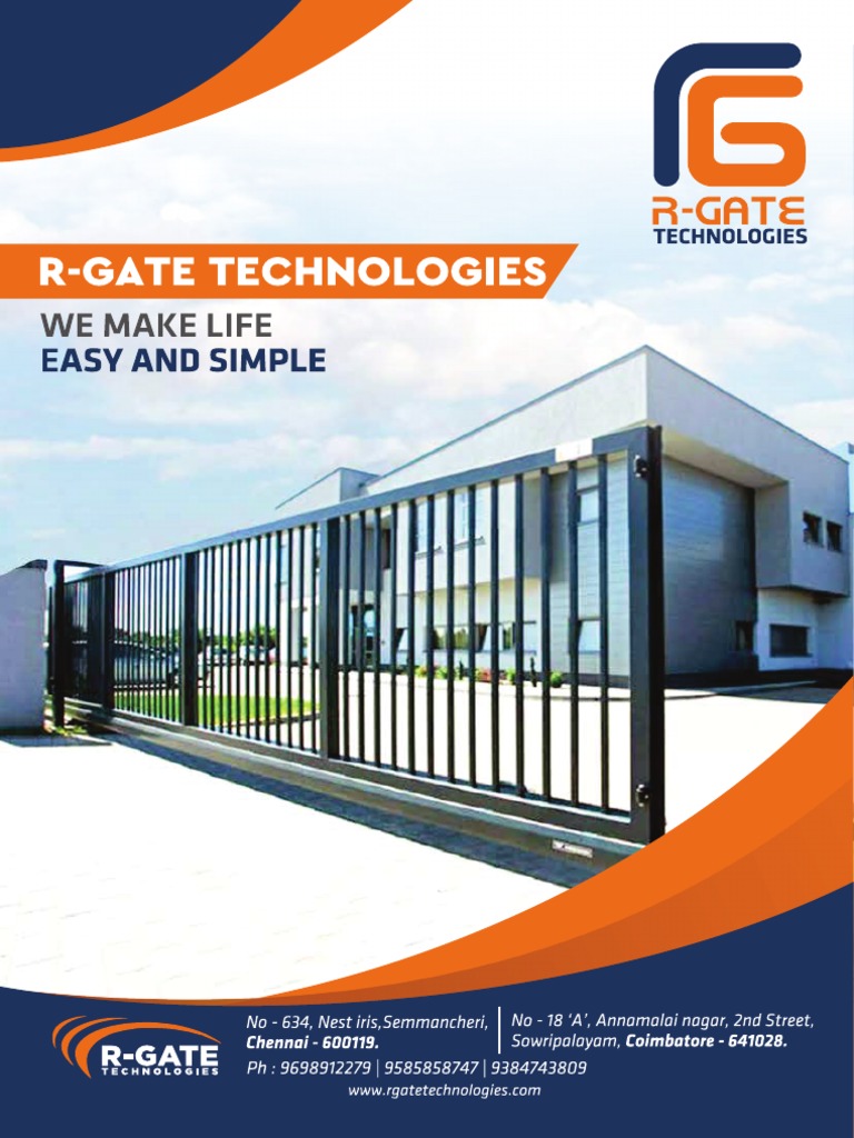 R Gate Technologies Brochure | PDF