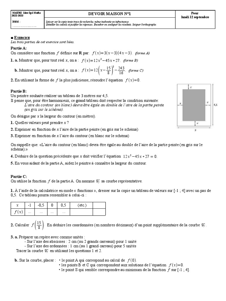 DM1 1ere | PDF