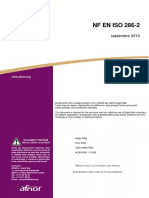 NF EN ISO 286-2 - Dimension Lineaire Et Angulaire TOLERANCE