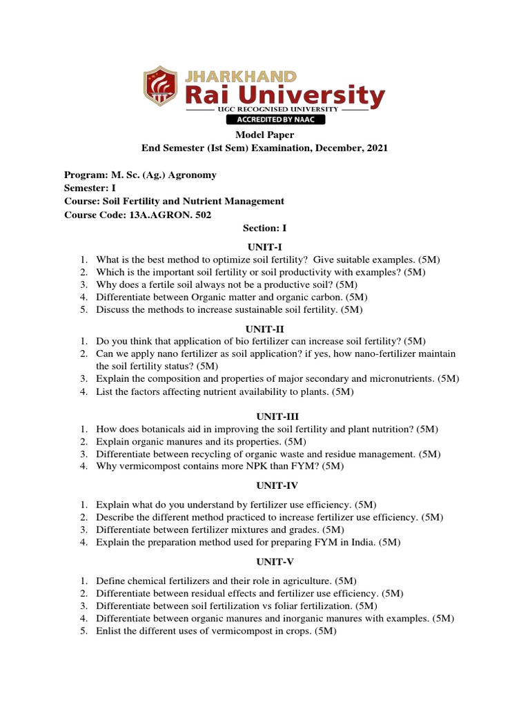 SOIL FERTILITY AND FERTILIZERS AN INTRODUCTION TO NUTRIENT MANAGEMENT visual data 7