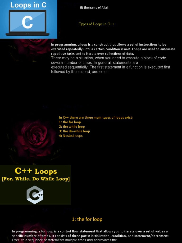 Loops in C++ | PDF | Control Flow | Software Development