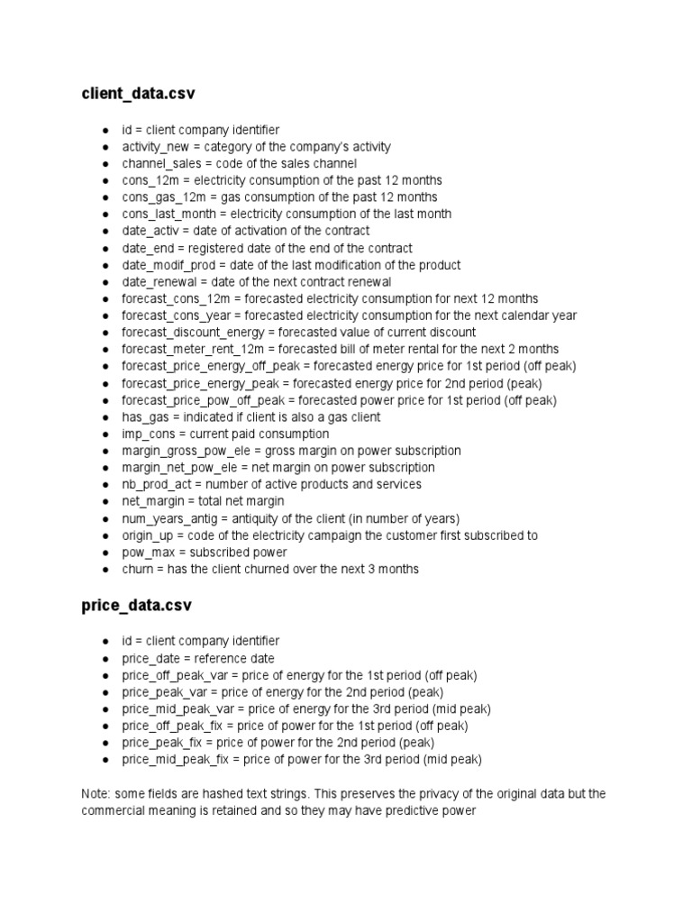 Data description pdf
