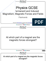 Flashcards - 7.1 Permanent and Induced Magnetism, Magnetic Forces and Fields - AQA Physics GCSE