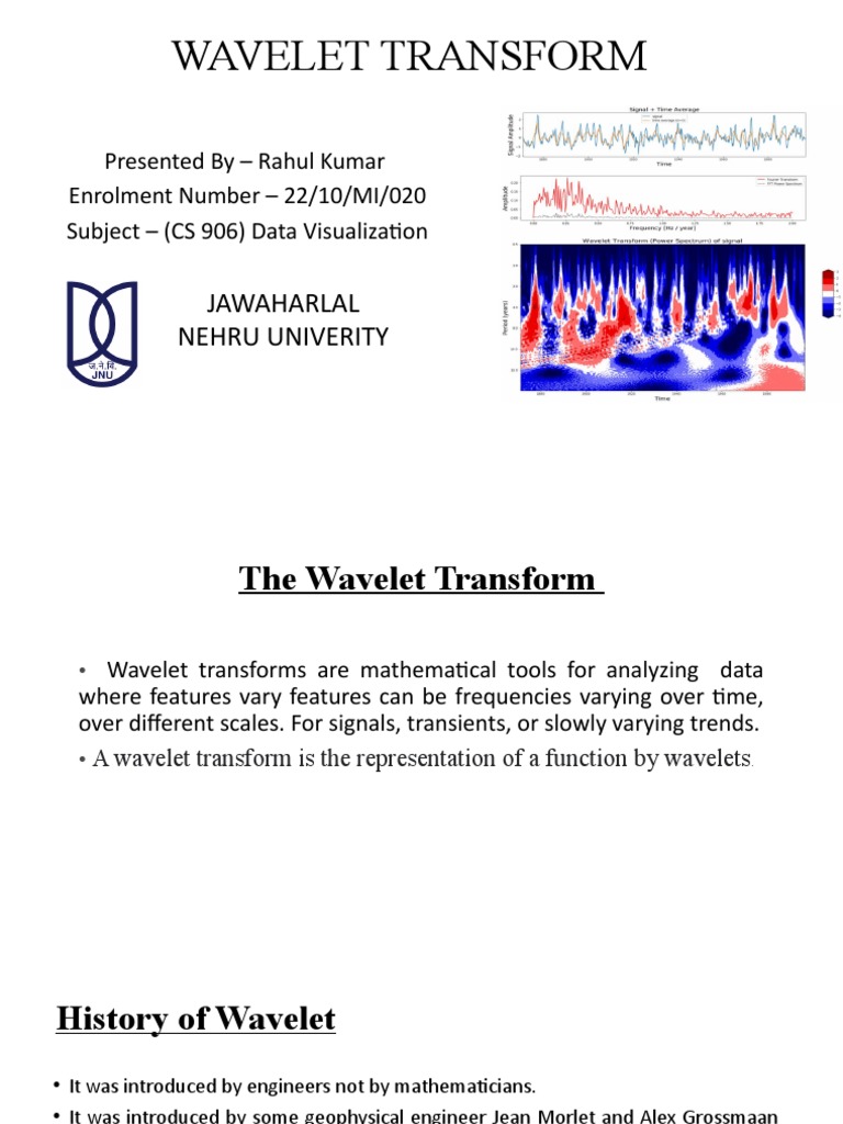 The Wavelet Transform Pdf , CHAPTER 2 DISCRETE WAVELET TRANSFORM – TRYSEK