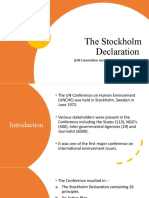 The Stockholm Declaration