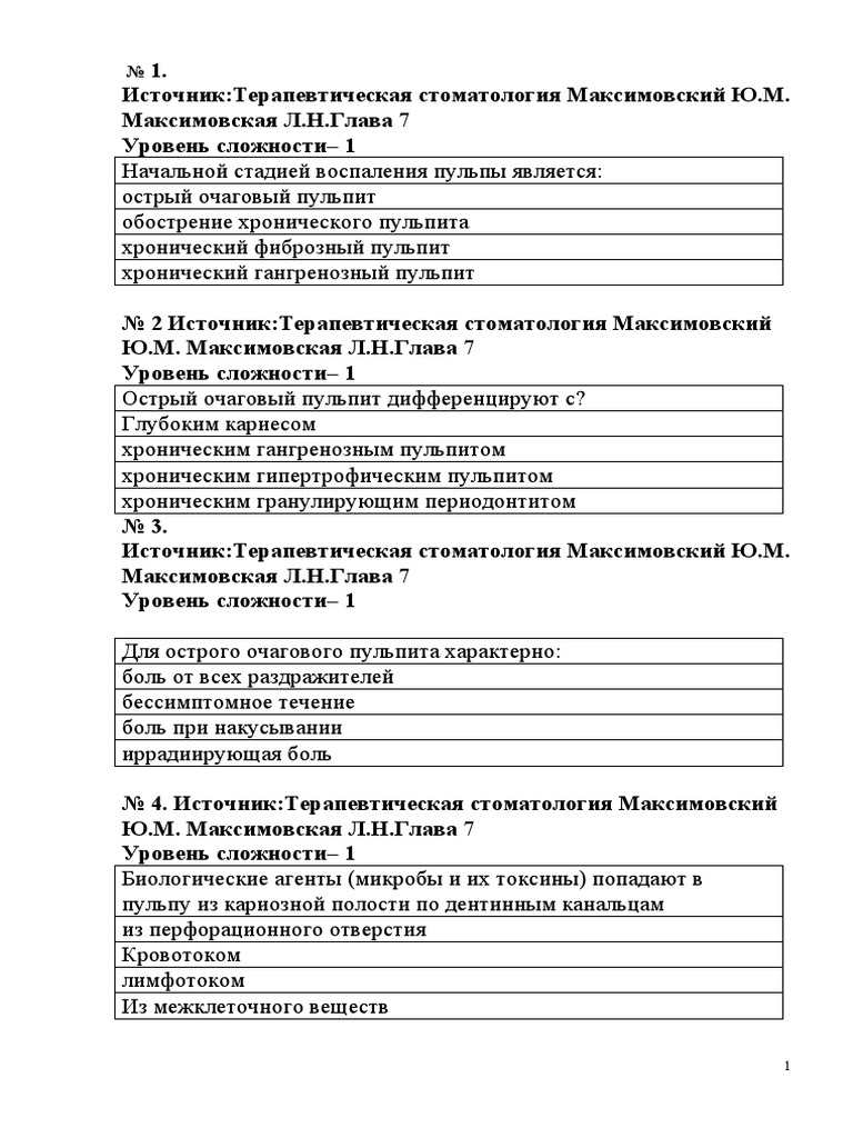 Эндодонтия | PDF