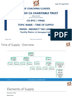 VCAT Chapter 6 Time of Supply 