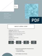 Apex Organization Structure Design - Karthik Gandhi