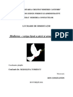 Medierea - Veriga Lipsă A Păcii Și Armoniei Sociale