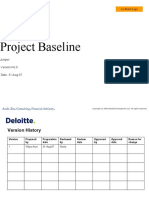 Project Baseline Template