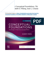 Test Bank For Conceptual Foundations 7th Edition Elizabeth e Friberg Joan L Creasia