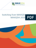 20 - Switching From MAXQDA 2018 To MAXQDA 2020 en
