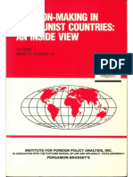 Sejna, Jan - Decision-Making in Communist Countries - An Inside View-Institute For Foreign Policy Analysis (1986)