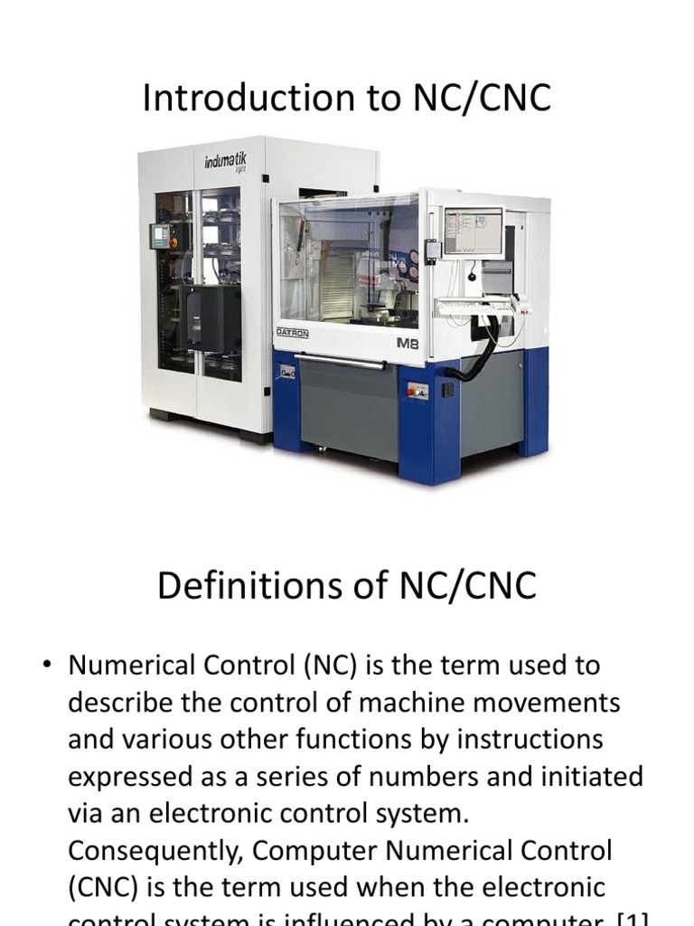 An In-Depth Look at Numerical Control and Computer Numerical Control ...