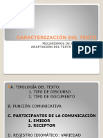 CARACTERIZACION DEL TEXTO Completo