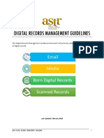 Digital Records Management Guidelines