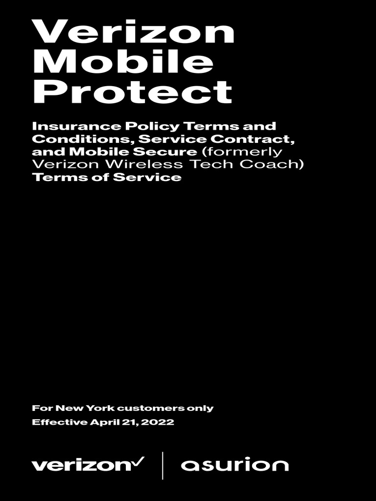Verizon Consumer VMP Ny 12 21 | PDF | I Phone | Insurance