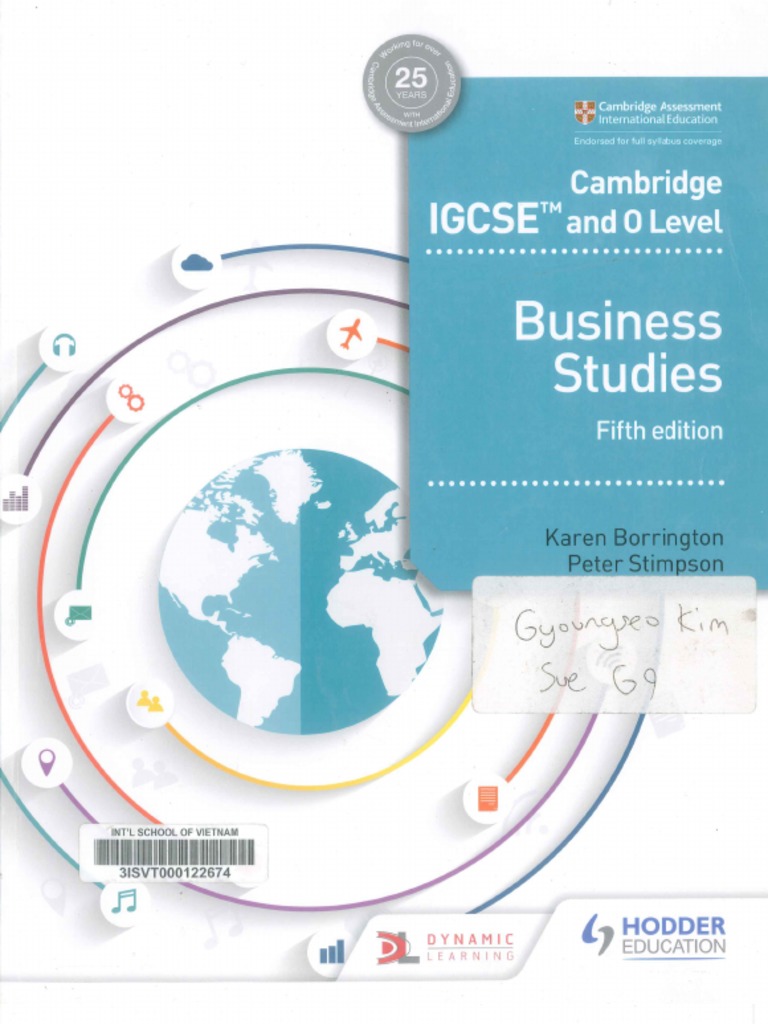 Cambridge igcse and o level business studies coursebook 5th ed pdf