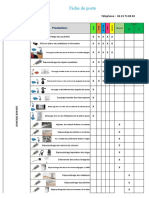 Fiche de Poste