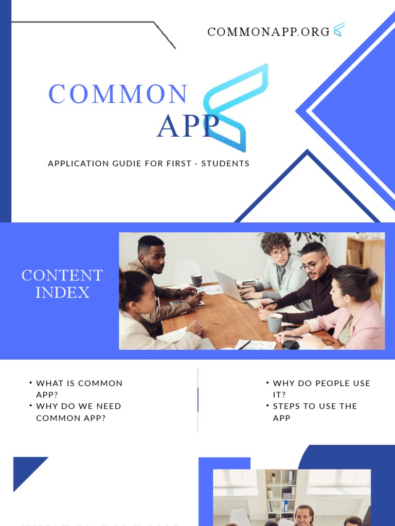 Common App PDF Software Development Mobile Software