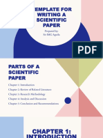 Template For Writing A Scientific Paper