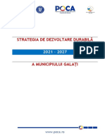Strategia de Dezvoltare Durabila a Municipiului Galati 2021-2027