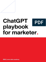 ChatGPT Playbook For Marketer