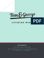 Cateringmenu Tom&Gerry (2023)