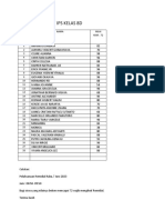 Daftar Nilai Pat Ips Kelas 8d 2023