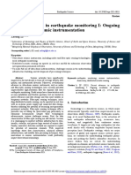 Recent Advances in Earthquake Monitoring Zefeng Li