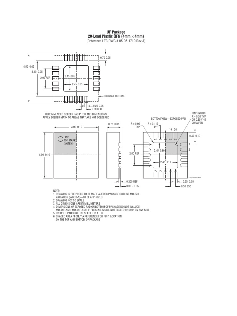 QFN 20 05-08-1710 | PDF | Microtechnology | Computer Engineering