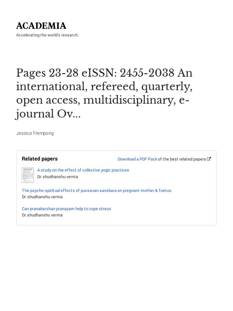 Importance of Education in Human Lifea Holistic Approach | PDF ...