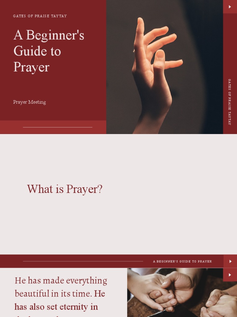 Beginner's Guide to Prayer Essentials | PDF | Prayer