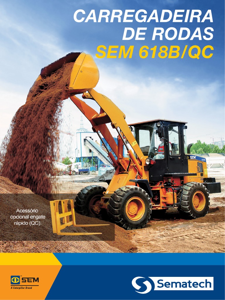 Catalogo Sematech Carregadeira de Rodas SEM 618B QC | Download grátis ...