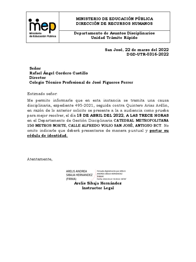 Prueba para mejor resolver quintero arias director pdf