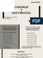 Cuadros Diseños y Precios