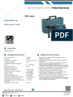 Ficha Técnica Taladro Hr2470 Makita