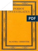 Poirot Investigates Author Agatha Christie