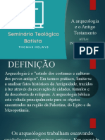 A Arqueologia e o Antigo Testamento