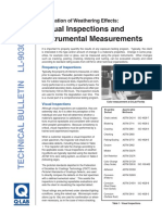 Visual Inspections and Instrumental Measurements: Evaluation of Weathering Effects