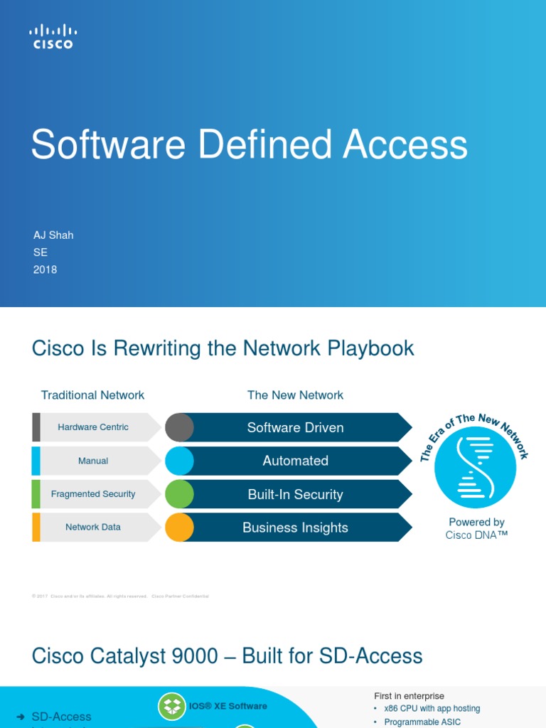Software Defined Access by AJ Shah | PDF | Computer Network | Encryption