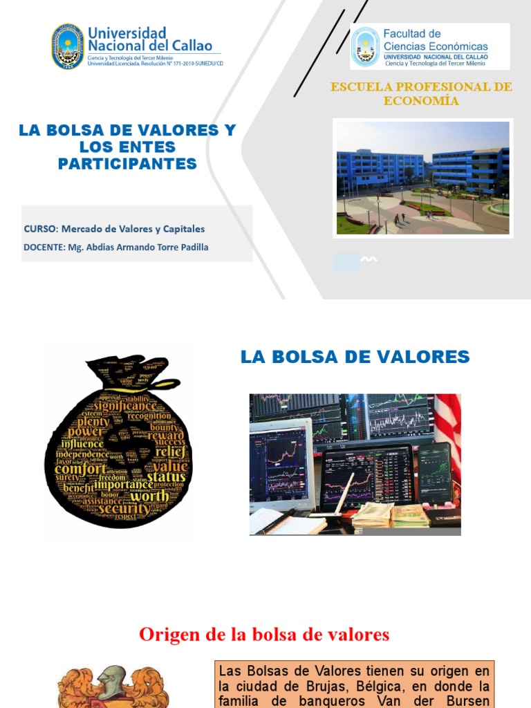 Introducción a la Bolsa de Valores | PDF | Finanzas y dinero