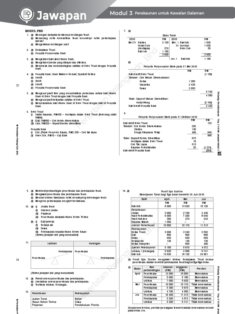 Jawapan Modul 3 | PDF
