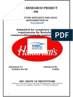 Marketing Project Report On Haldiram S