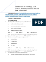 Test Bank For Introduction To Sociology 11th Edition Deborah Carr Anthony Giddens Mitchell Duneier Richard P Appelbaum