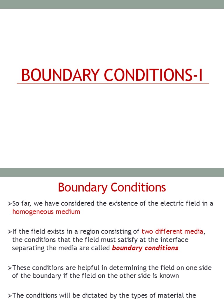 Lecture 20 Boundary Conditions I | PDF | Dielectric | Tangent
