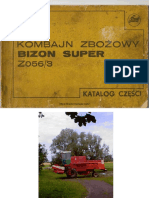 Bizon Super Z056 Combine Harvester Spare Parts Catalog