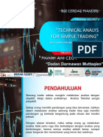 Teknikal Analis For SImple Trading Cerdas Mandiri